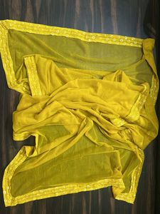 Elegant Yellow Lehenga Choli for haldi