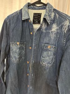 Smart Trendy Denim Stone Washed Shirt