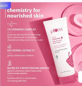 Plum Oat &amp; Ceramide Face Wash