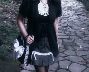Y2K Lace Denim Grey Mini Pleated Skirt