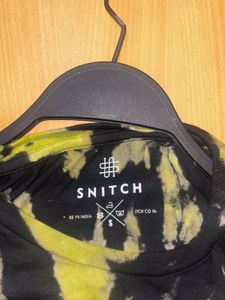 Snitch Oversized Back Print Tie dye T-shirt