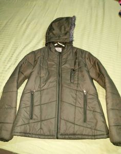 Olive Green Puffer Jacket
