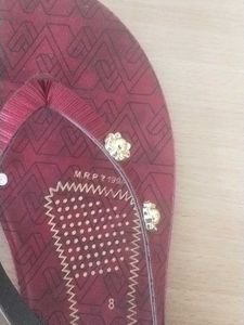 Fabulous Maroon Sandals - Size 8