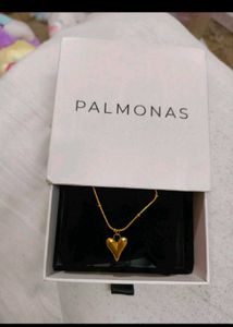 PALMONAS 18KT Gold Plated Heart Necklace