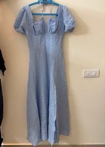 Light Blue Midi Dress