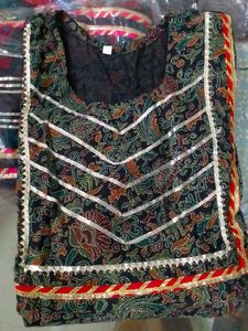 Elegant Green Printed Kurti