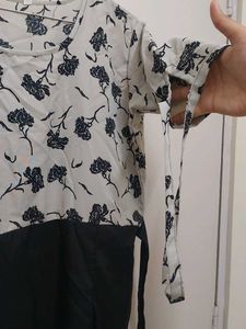 Floral Print Casual Dress | Brunch Date outfit