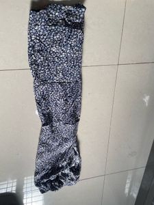 Slit Midi Length Floral Skirt