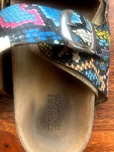 birken stocks pattern footware animal print strong