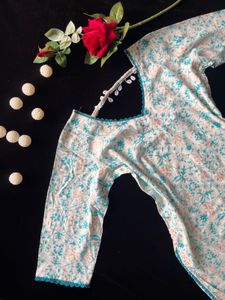 Floral Print Kurta