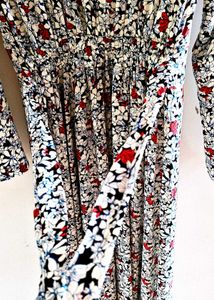 White Floral Maxi Dress