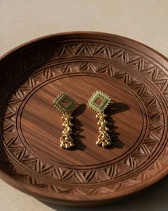 Elegant Gold Ghunghroo Earrings