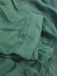 Elegant Green Embroidered Outfit