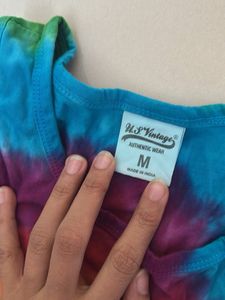 Rainbow Tie-Dye Tank Top