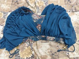Designer Indo Western Skirt With Cannes &amp; Top