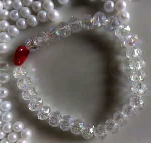 Crystal Heart Bracelets Combo