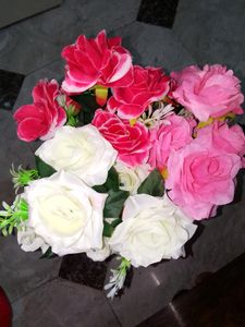 Multicolored Rose Bunch