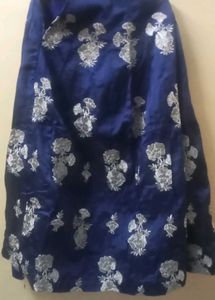 Silks Febric Endo western Lehnga