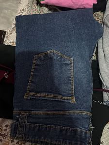 Dark Blue Denim Jeans