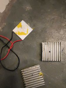 Peltier Module With Cpu Fan And Heat Sink