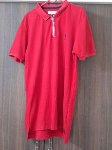 Red USPA Polo T-Shirt