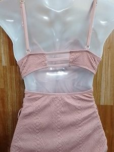 Pink Snakeskin Body Suit