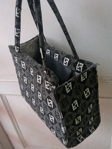 Patterned Tote Handbag