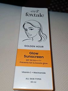 Foxtale Glow Sunscreen &amp; Moisturizer
