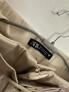 Zara Leather Shorts with Belt