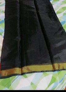 Dark Black Saree 🖤