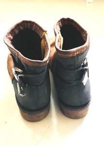 Brown Suede Ankle Boots