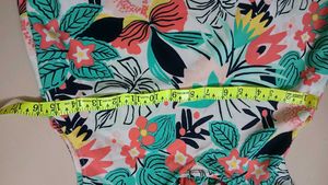Floral Print Sundress with Tie Straps