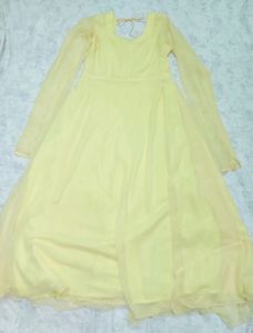 Yellow Anarkali