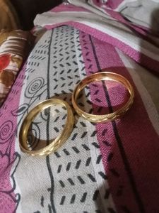 Elegant Gold-toned Bangles