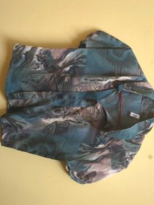 Printed Blazer