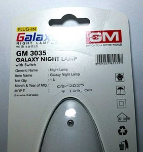 GM 0.5 Watt Galaxy LED Bed Blub Night Lamp White