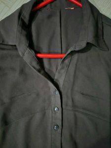 Elegant olive Button-Down Shirt