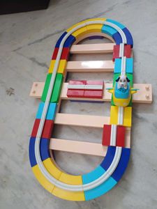 Autotrack Dog Figure Moving Train Toy for Baby kid