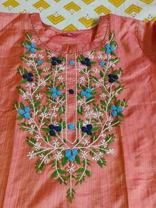 Elegant Embroidered Kurta
