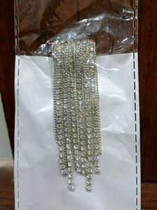 Sparkling Long Tassel Rhinestone Earrings🤍