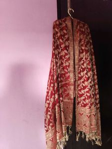 original Banarasi pallzo Suit with heavy dupatta.