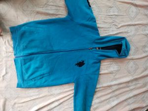 U.S. Polo Assn. Blue Zip-Up Hoodie Men /) Women