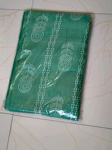 Out Standing Sea Green Synthetic Saree