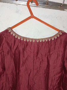 Maroon Ethnic Gown