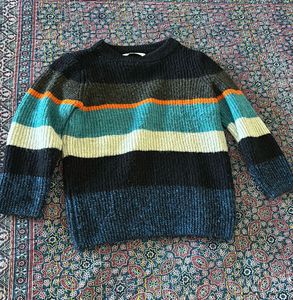 M&S Kids Striped Knit Sweater