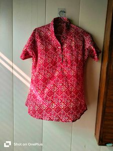 Red Patterned Set