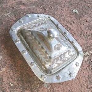 ANTIQUE Brass SOAP BOX
