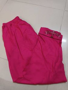 Pink Rayon Suit Set