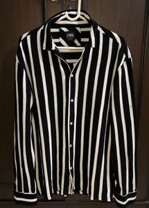 ZARA Striped Long Sleeve Shirt