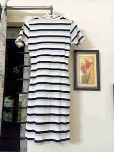 TRENDYOL Striped Fitted Bodycon Dress